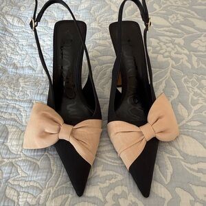 Sam Edelman Black Onia Slingback Heels
